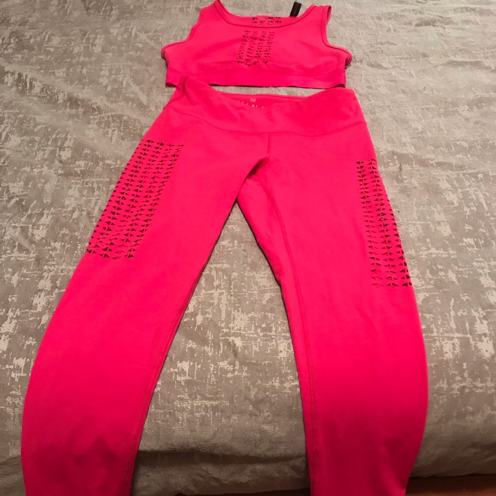 Hot pink workout outfit!💕